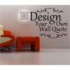 Name Text Wall Decals - Create Your Own Wall Quotes Lettering - Cuisine